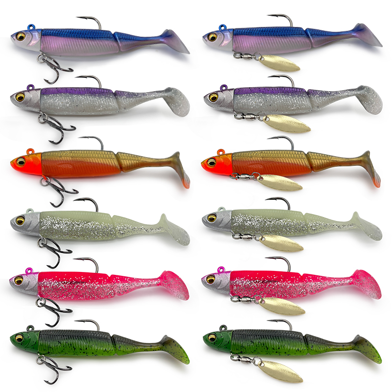 Fishing Hook Treble - 6Pcs Lead-Coated Fishing Lures, Ultra-Long Casting