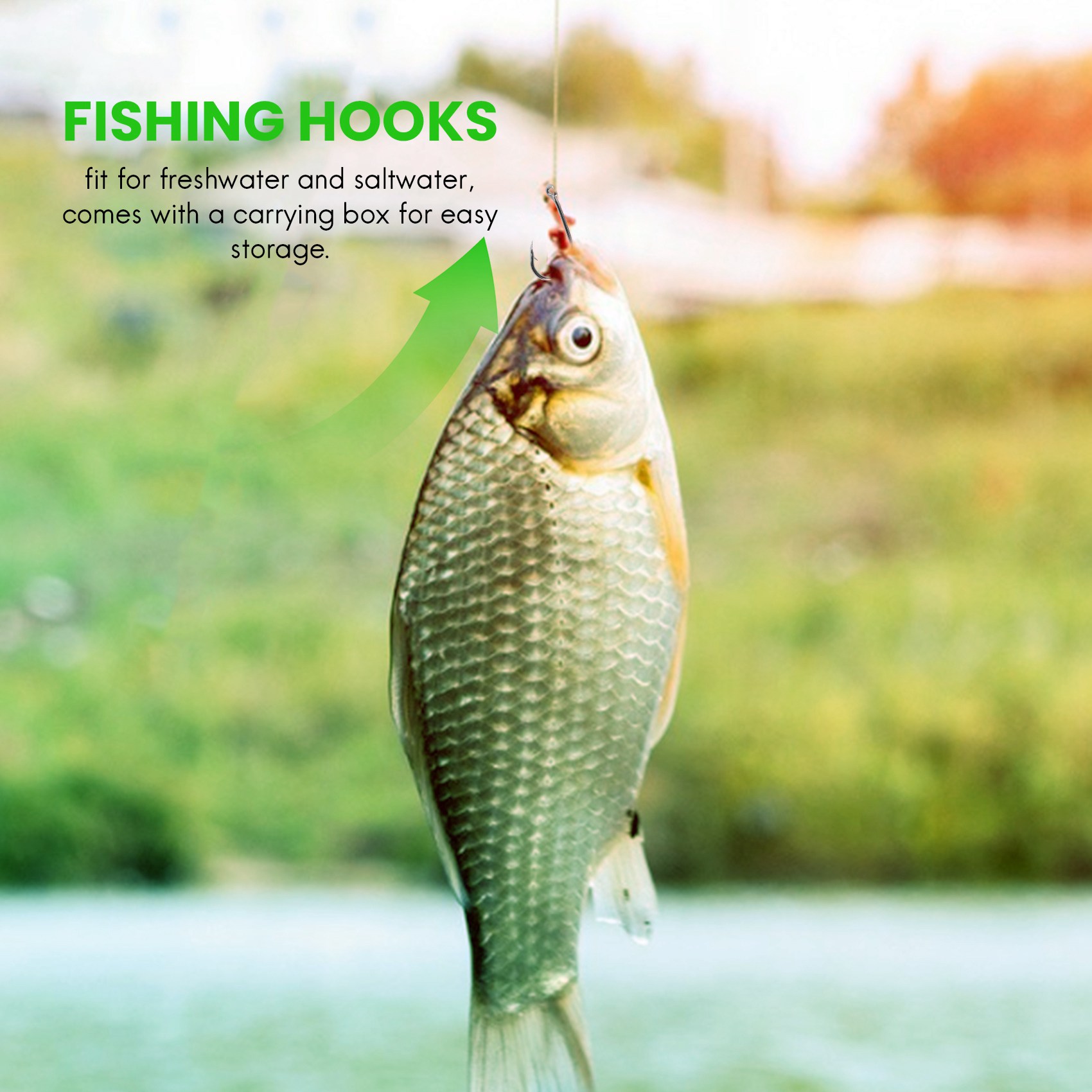 New arrival  500Pcs/Set Mixed  - Fishing Hook Box review and price