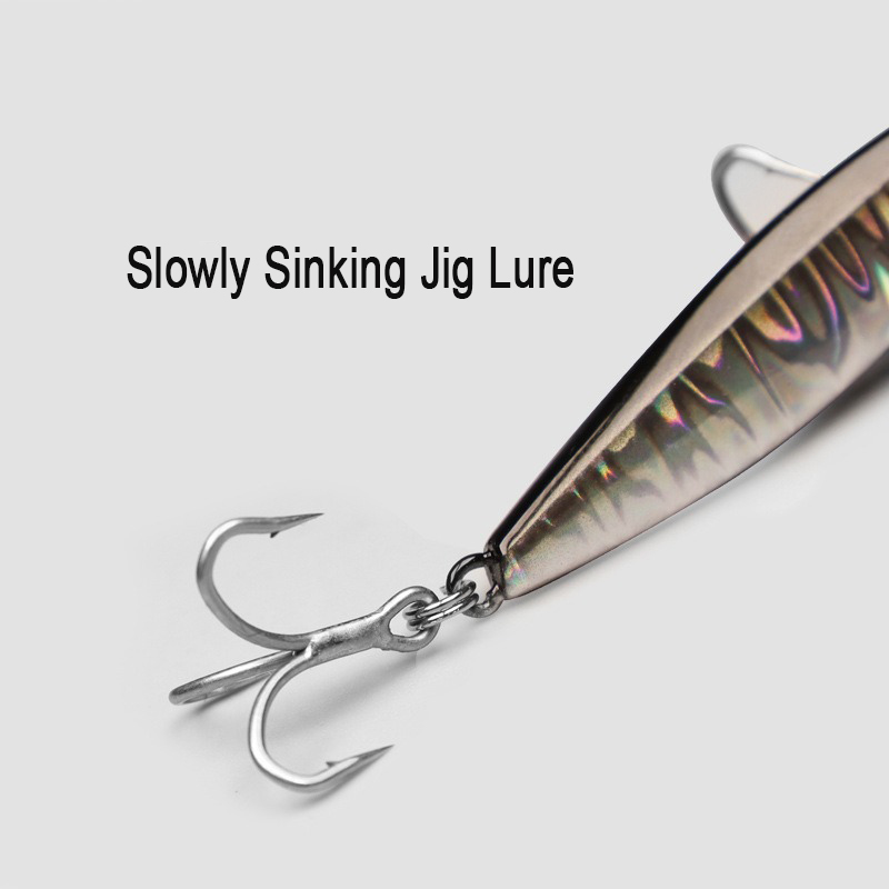 Jig Fishing Lures Metal Jiggin - Fishing Hook Treble review and price