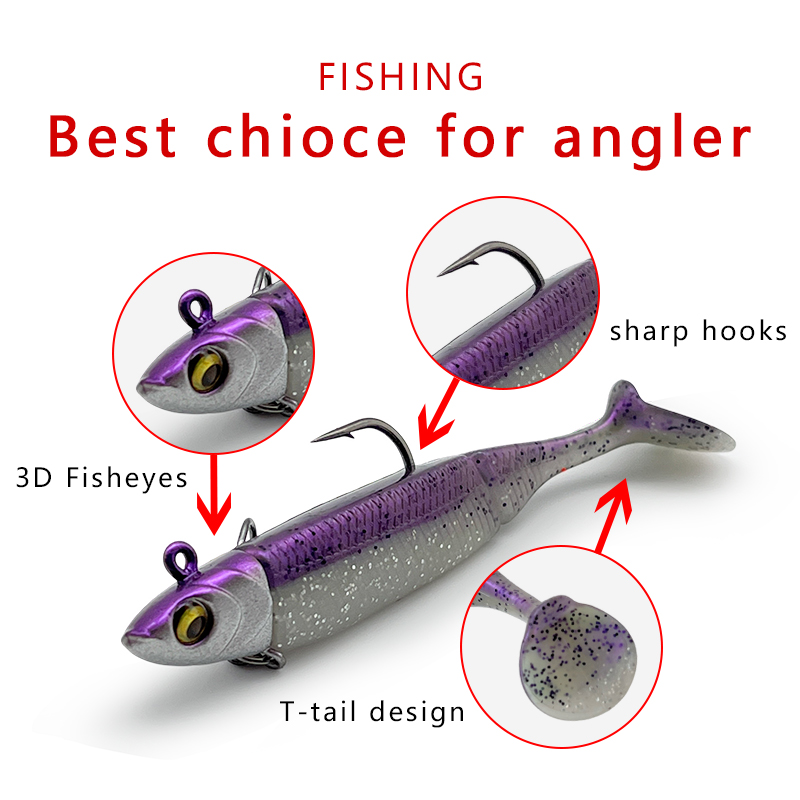 6Pcs Lead-Coated Fishing Lures - Fishing Hook Treble review and price