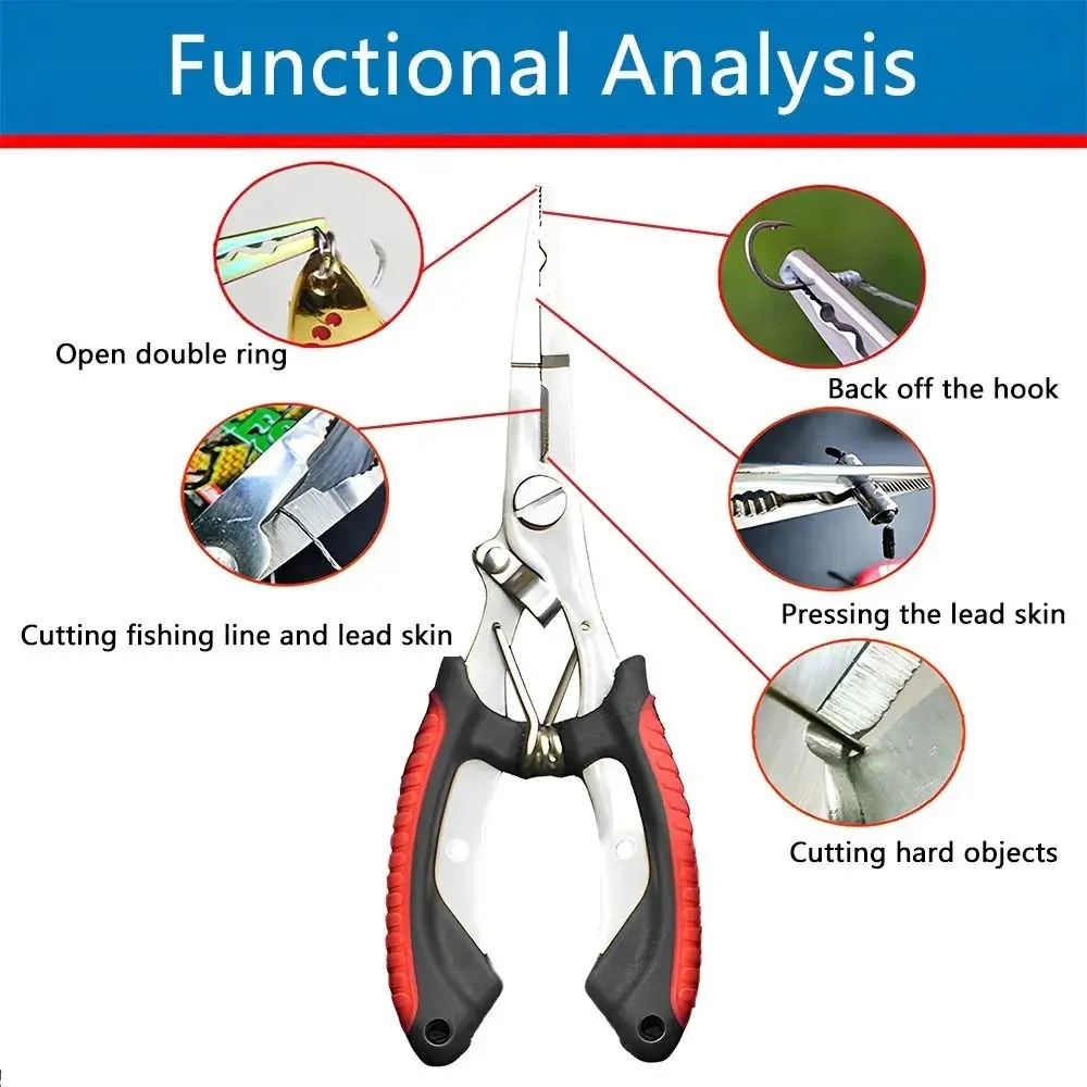 Stainless Steel Fishing Pliers - Fishing Hook Remover review and price